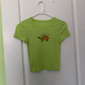 American Eagle Outfitters Bright Green Top